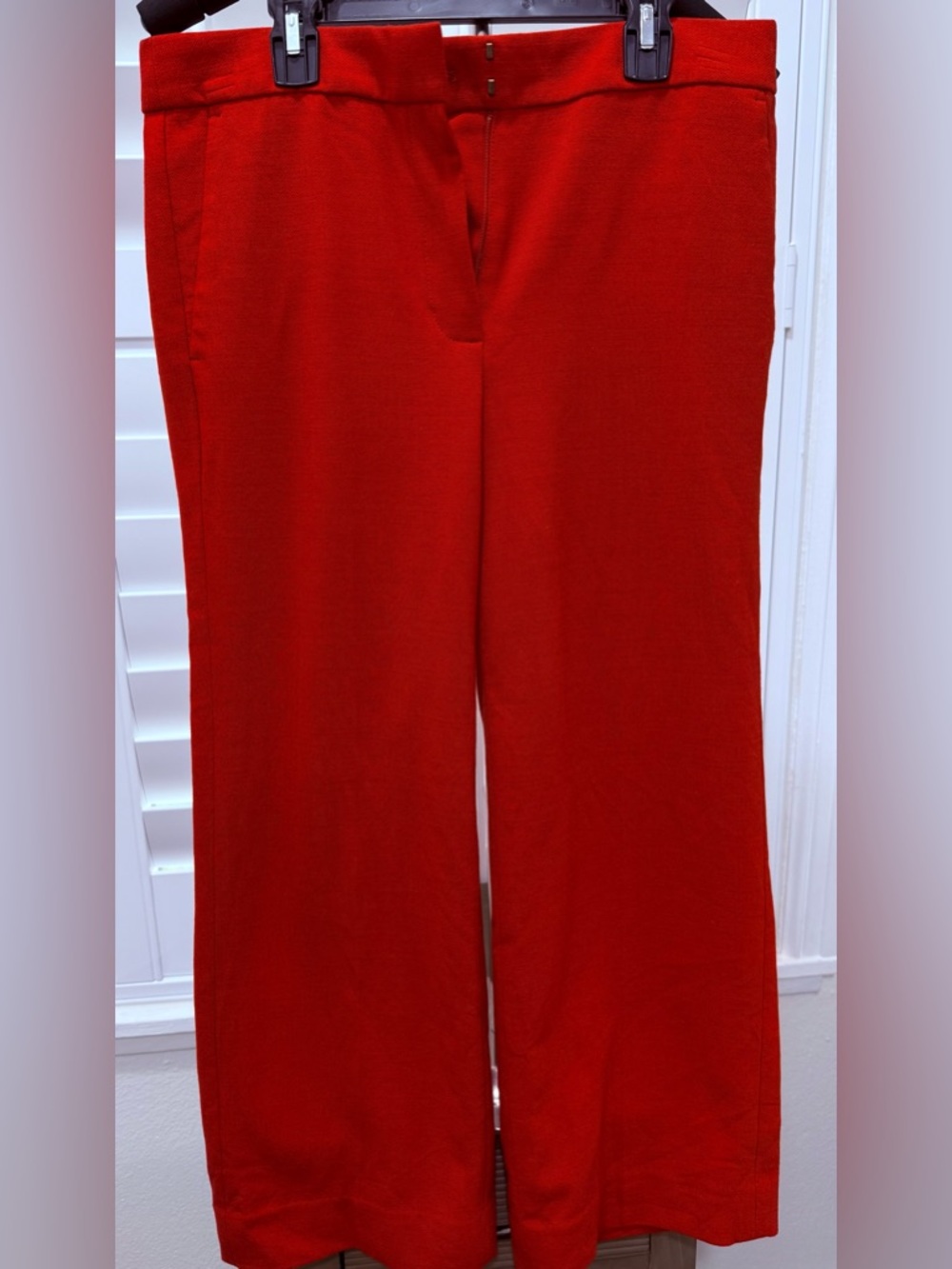 J. Crew Red Wide-Leg Women's Pants